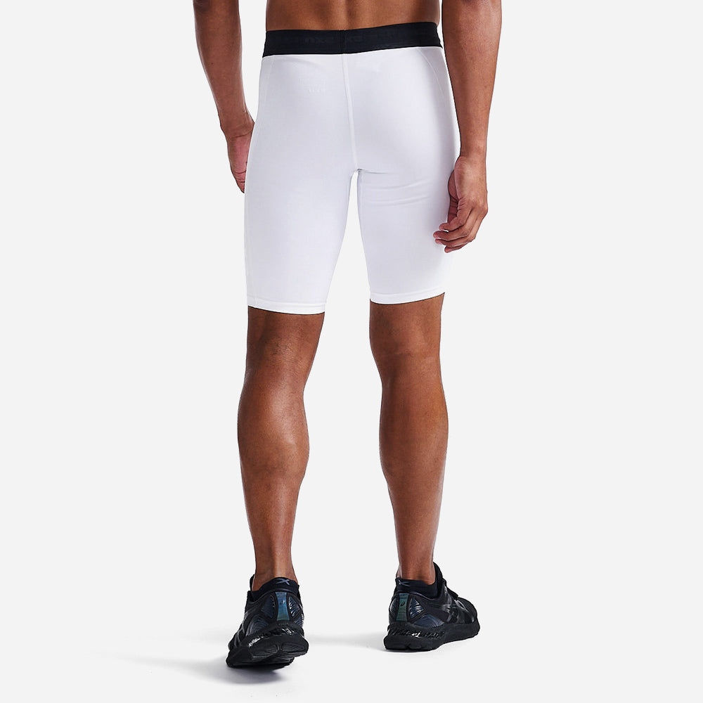 Quần Ngắn Base Layer Nam 2XU Base Layer Compression - Trắng - Supersports Vietnam