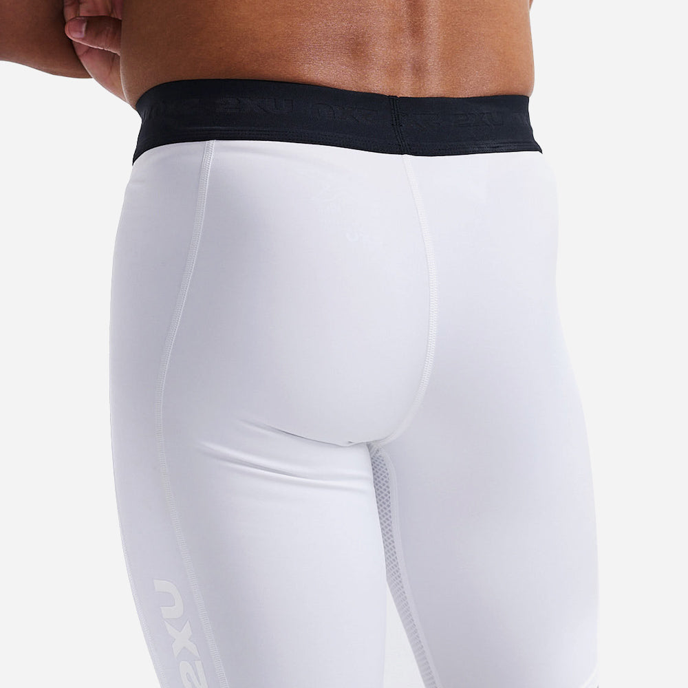 Quần Ngắn Base Layer Nam 2XU Base Layer Compression - Trắng - Supersports Vietnam