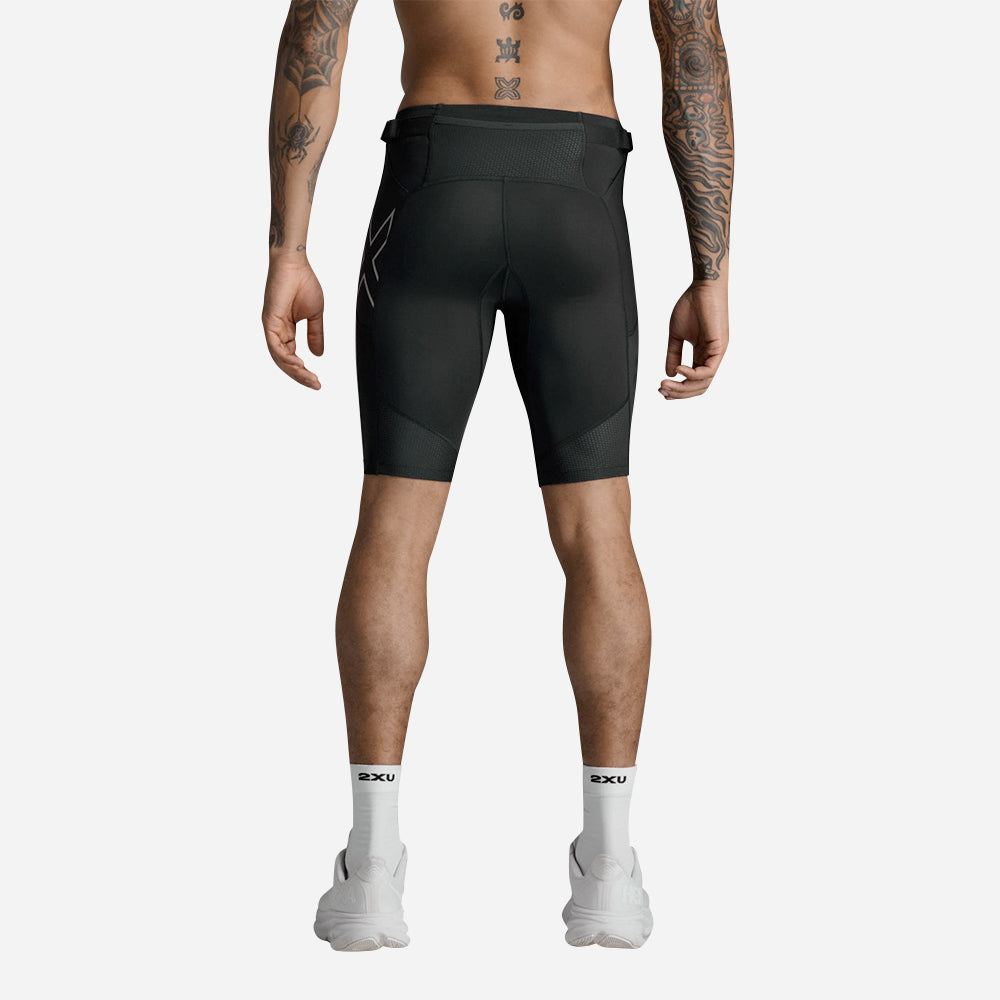 Quần Ngắn Nam 2XU Aero Mesh Compression - Đen - Supersports Vietnam