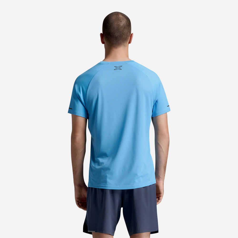 Áo Thun Tay Ngắn Nam 2XU Aero - Xanh Dương - Supersports Vietnam