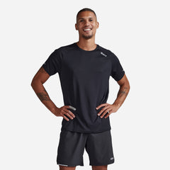 Áo Tay Ngắn Nam 2XU Aero - Đen - Supersports Vietnam