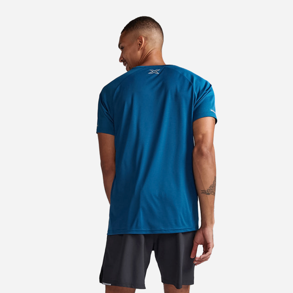 Áo Tay Ngắn Nam 2XU Aero - Xanh Dương - Supersports Vietnam