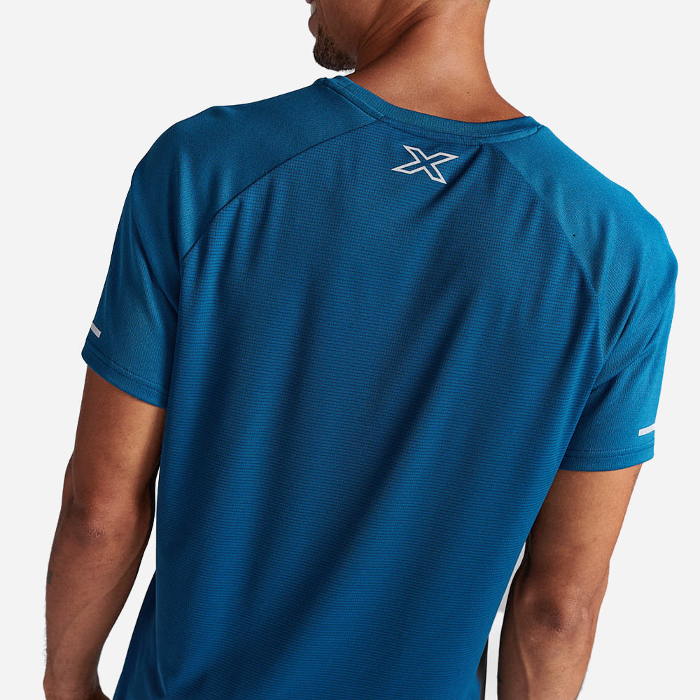 Áo Tay Ngắn Nam 2XU Aero - Xanh Dương - Supersports Vietnam