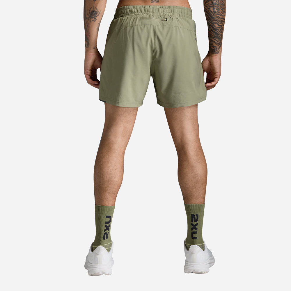Quần Ngắn Nam 2XU Aero 5 Inch - Xanh Lá - Supersports Vietnam