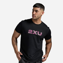 Áo Thun Nam 2XU Contender - Đen - Supersports Vietnam