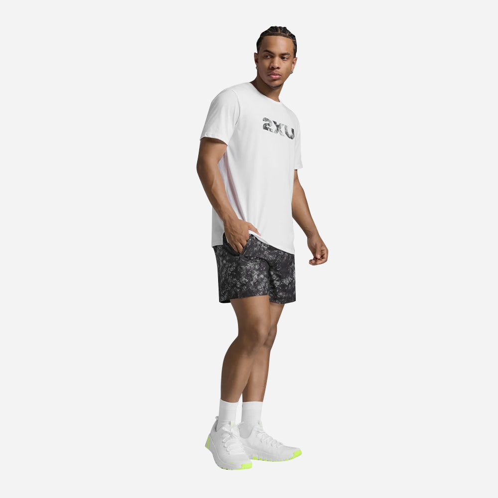 Áo Thun Nam 2XU Contender - Trắng - Supersports Vietnam