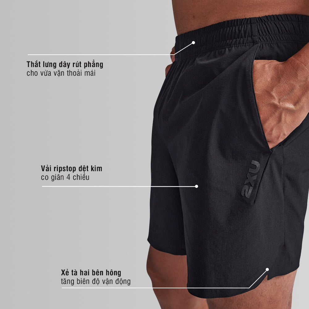 Quần Ngắn Nam 2XU Motion 6 Inch - Đen - Supersports Vietnam