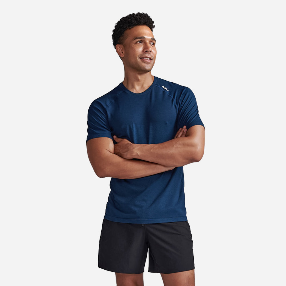 Áo Tay Ngắn Nam 2XU Motion Tech - Xanh Dương - Supersports Vietnam
