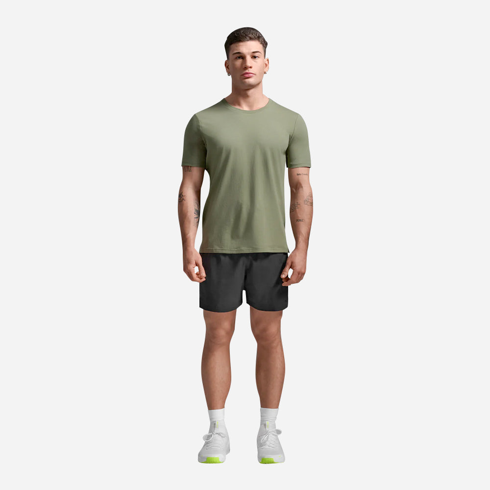 Áo Thun Nam 2XU Motion Cotton Flex - Xanh Quân Đội - Supersports Vietnam