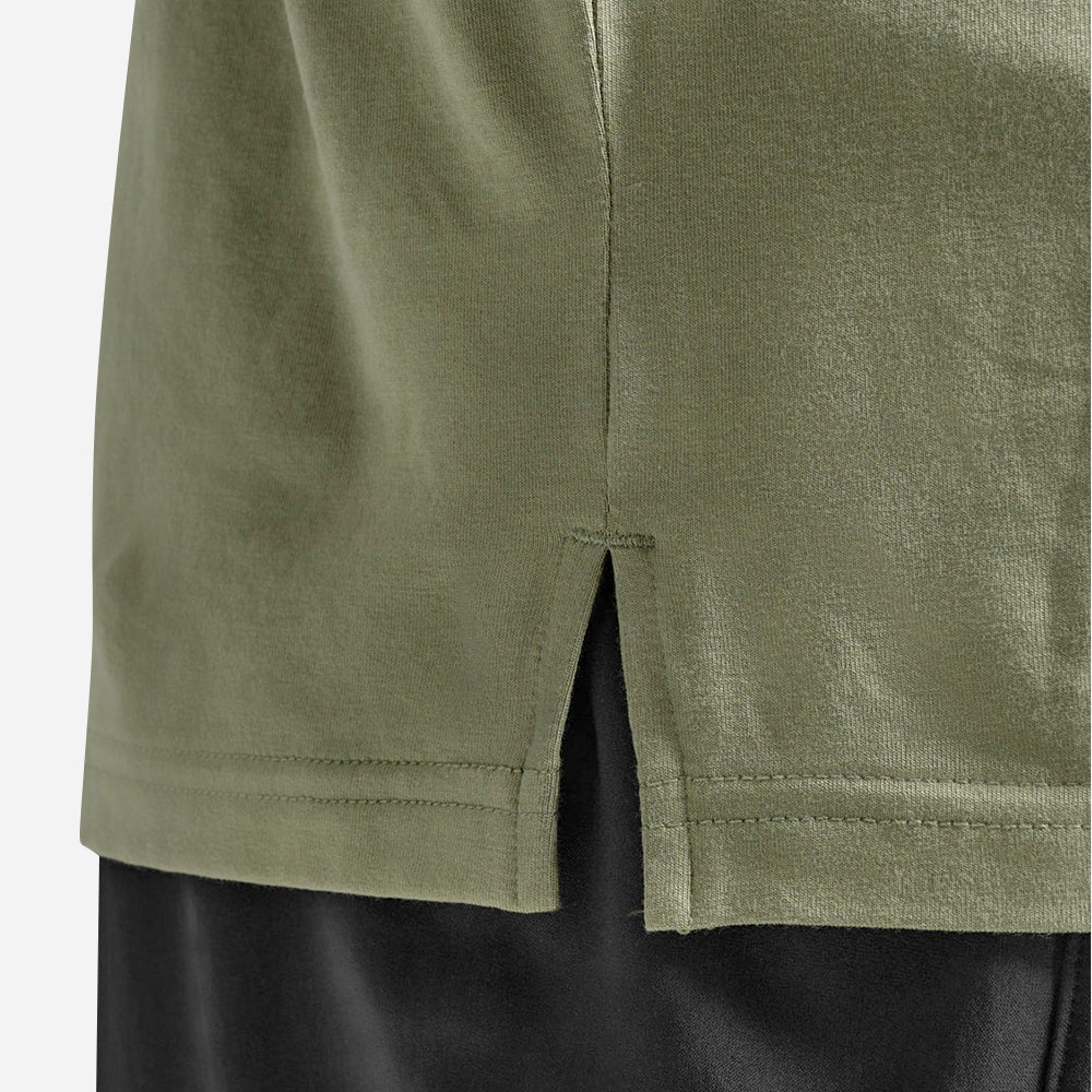 Áo Thun Nam 2XU Motion Cotton Flex - Xanh Quân Đội - Supersports Vietnam