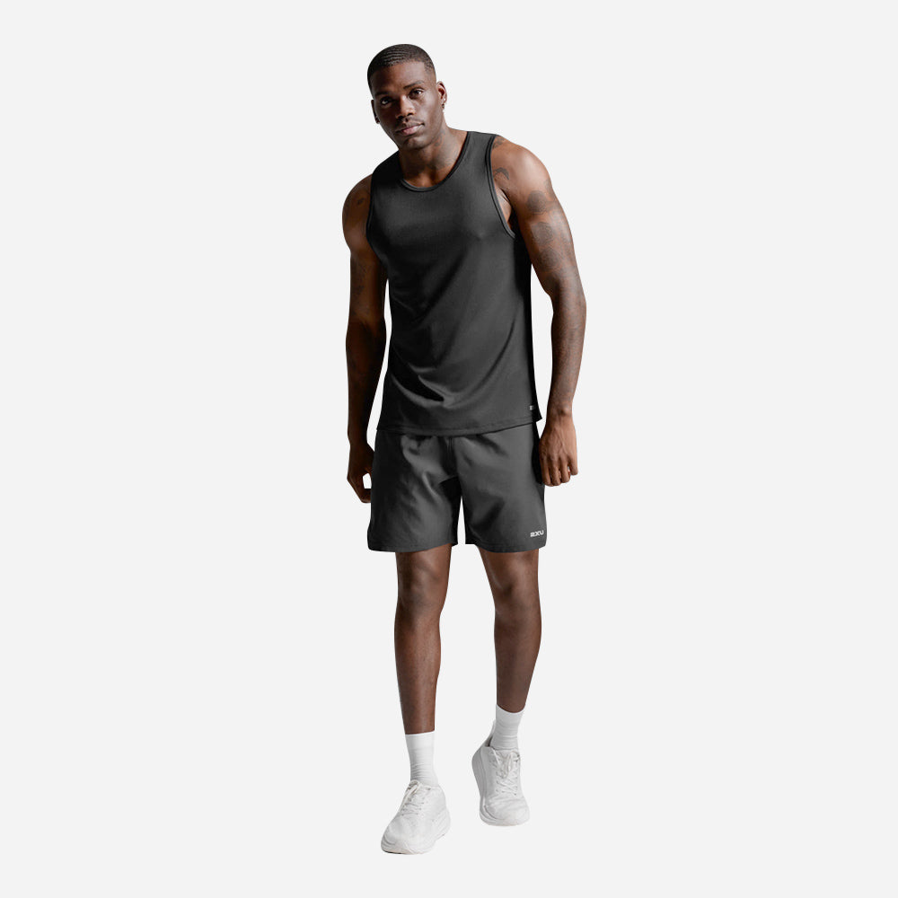 Áo Ba Lỗ Nam 2XU Aero Mesh - Đen - Supersports Vietnam