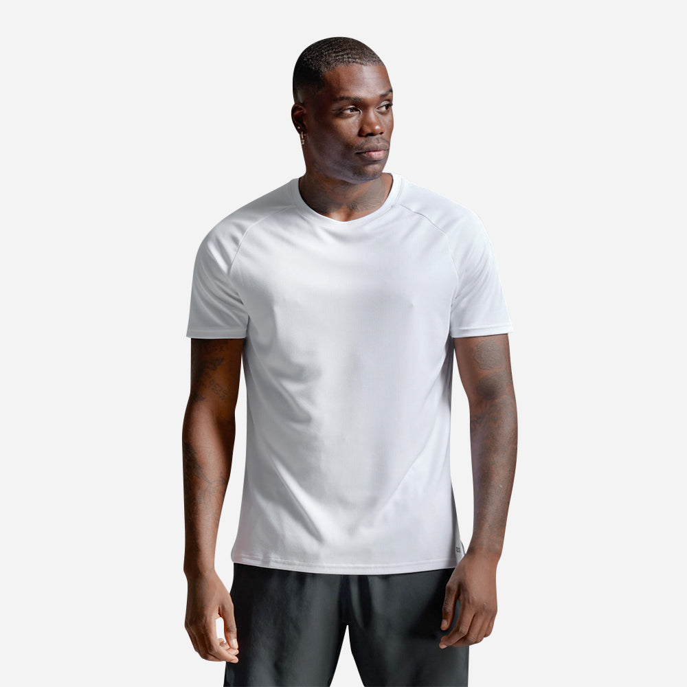 Áo Thun Nam 2XU Aero Mesh - Trắng - Supersports Vietnam