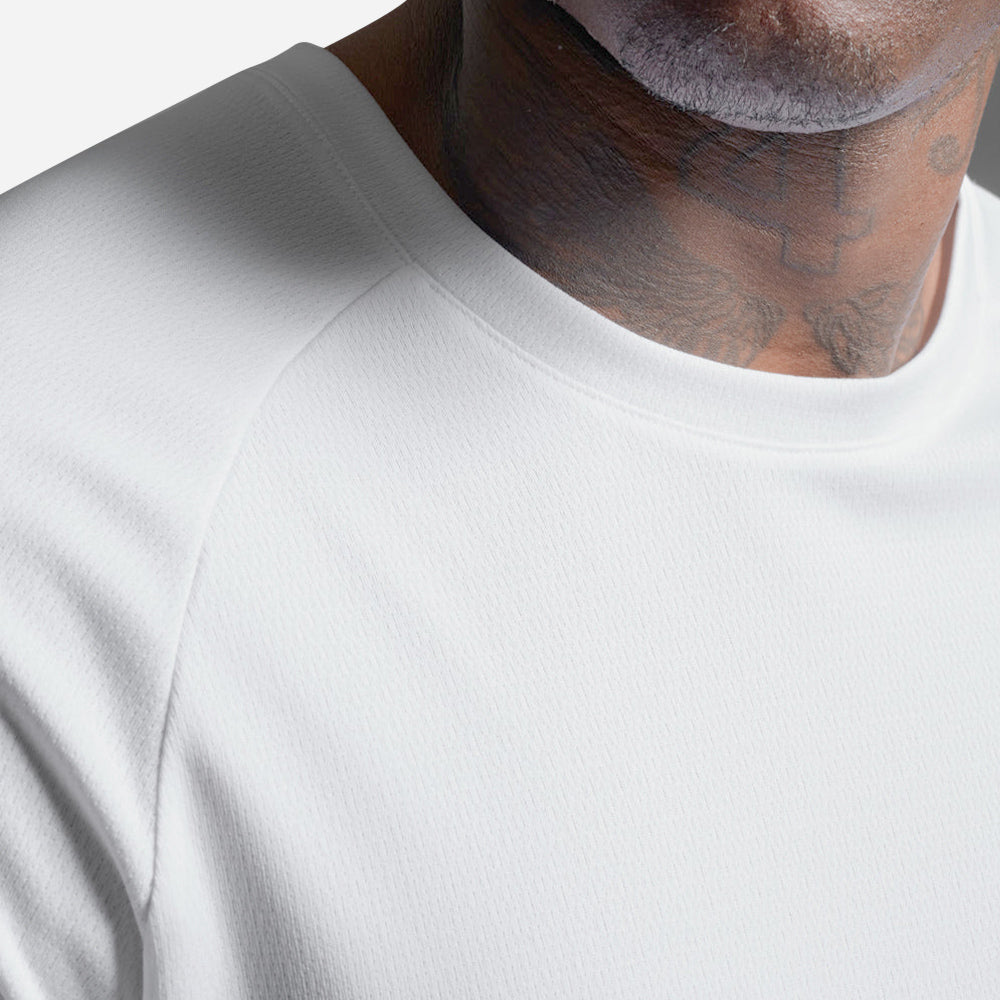 Áo Thun Nam 2XU Aero Mesh - Trắng - Supersports Vietnam