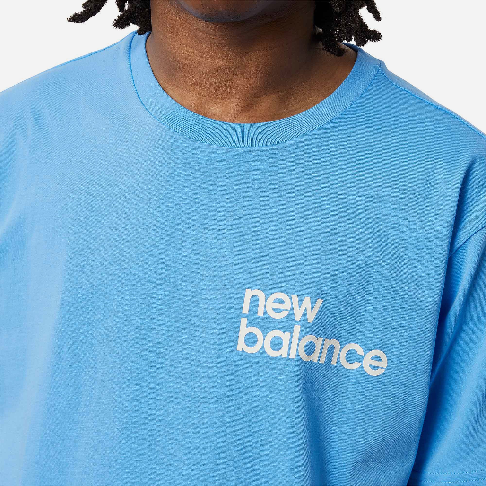 Áo Thun Nam New Balance Essentials Graphic - Xanh Dương - Supersports Vietnam