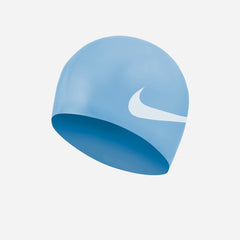 Nón Bơi Người Lớn Nike Swim Big Swoosh - Xanh Dương - Supersports Vietnam