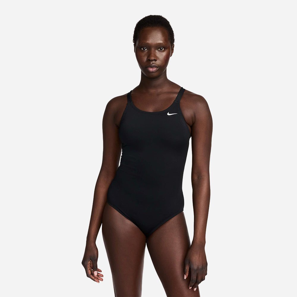 Đồ Bơi Một Mảnh Nữ Nike Swim Fastback Low Leg One - Đen - Supersports Vietnam