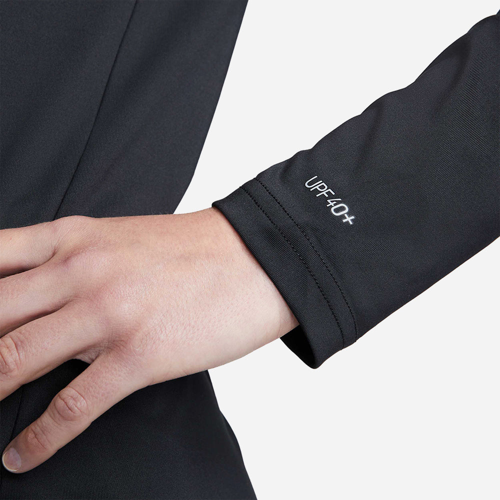 Áo Bơi Nữ Nike Swim Long Sleeve Hydroguard - Đen - Supersports Vietnam