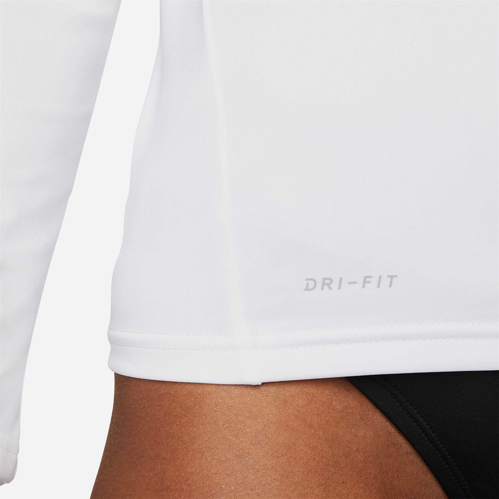 Áo Bơi Nữ Nike Swim Long Sleeve Hydroguard - Trắng - Supersports Vietnam