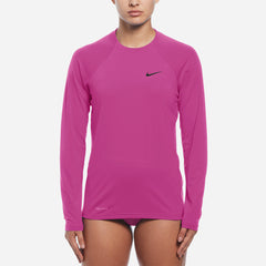 Áo Bơi Nữ Nike Swim Long Sleeve Hydroguard - Hồng - Supersports Vietnam