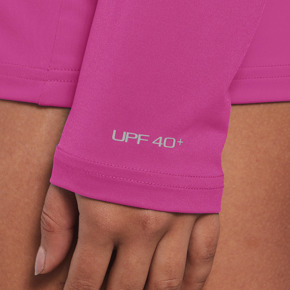 Áo Bơi Nữ Nike Swim Long Sleeve Hydroguard - Hồng - Supersports Vietnam