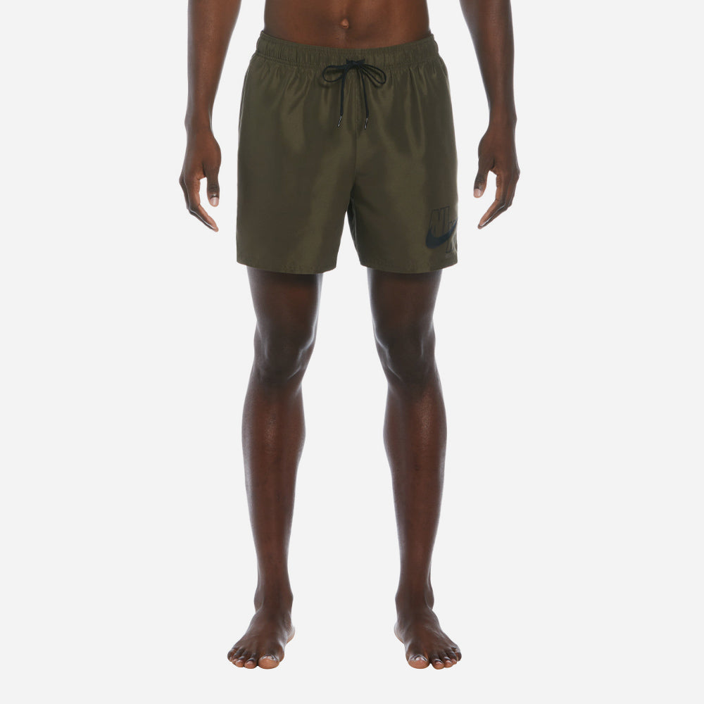 Quần Bơi Nam Nike Swim Logo 5" Volley - Xanh Quân Đội - Supersports Vietnam