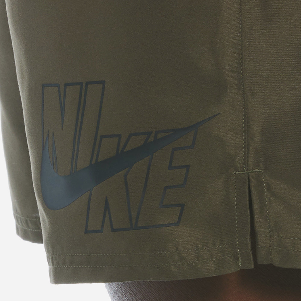 Quần Bơi Nam Nike Swim Logo 5" Volley - Xanh Quân Đội - Supersports Vietnam