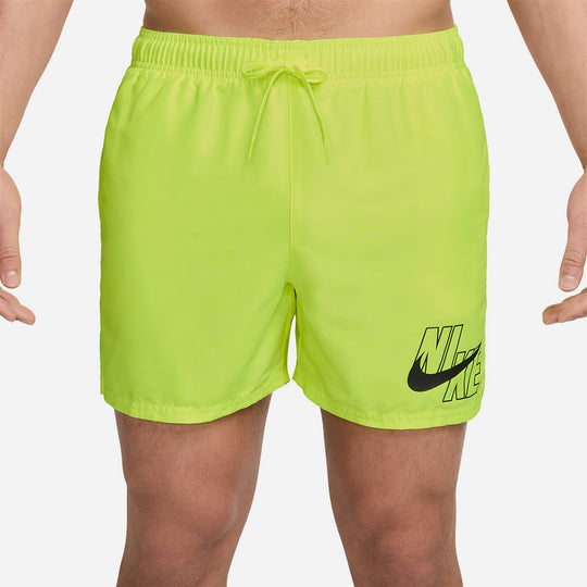 Quần Bơi Nam Nike Swim Logo 5" Volley - Xanh Lá
