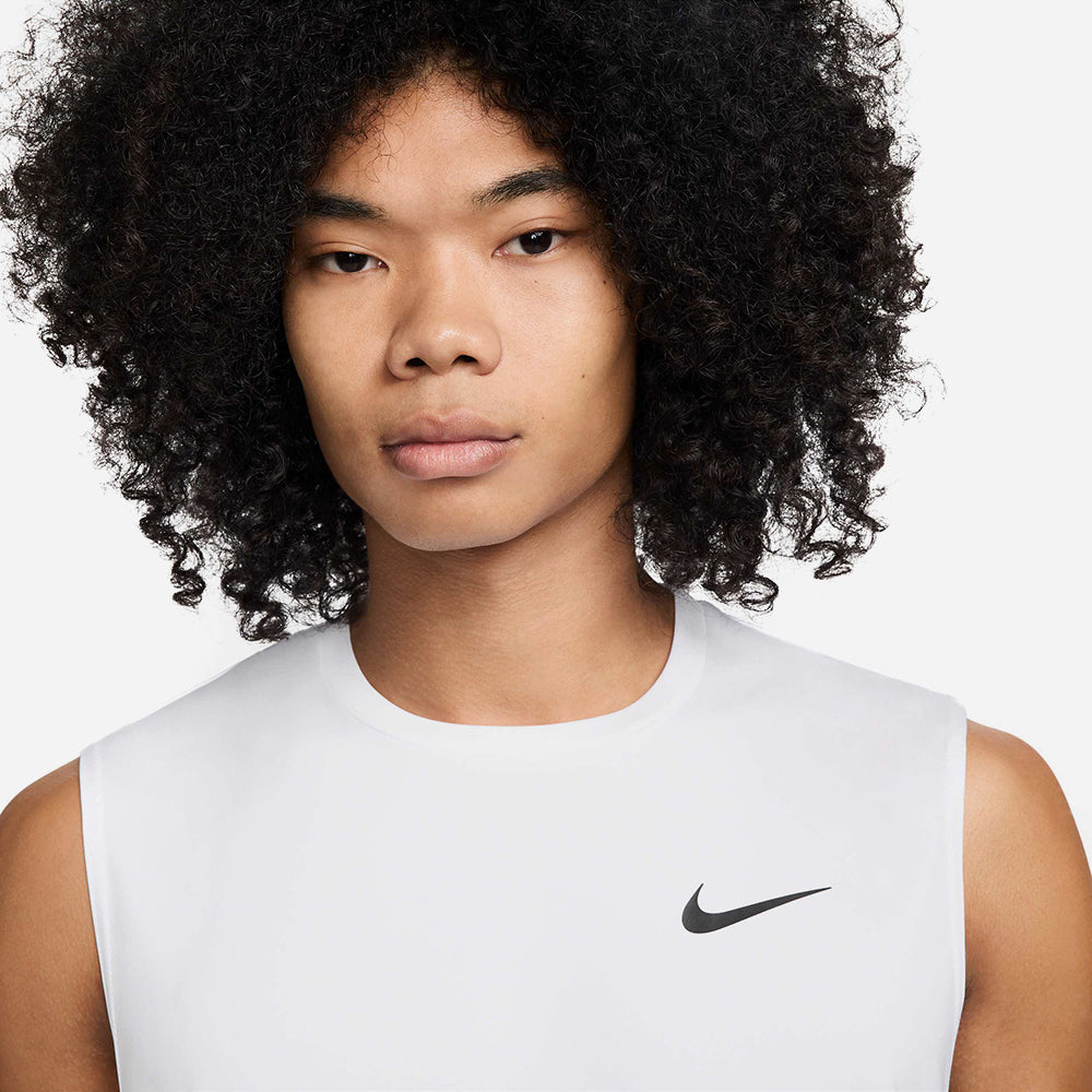 Áo Bơi Thể Thao Nam Nike Swim Sleeveless Hydroguard - Trắng - Supersports Vietnam