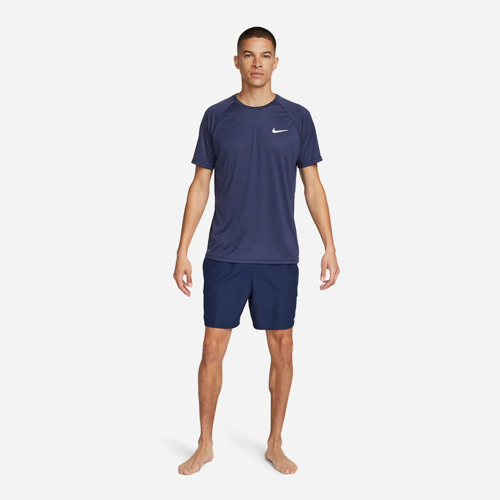 Áo Bơi Nam Nike Swim Sleeve Hydroguard - Xanh Navy - Supersports Vietnam