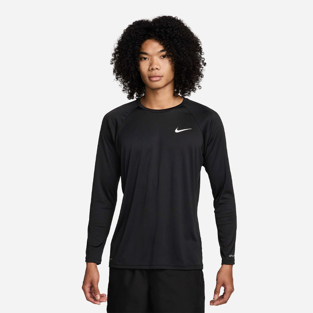 Áo Bơi Nam Nike Swim Long Sleeve Hydroguard - Đen - Supersports Vietnam