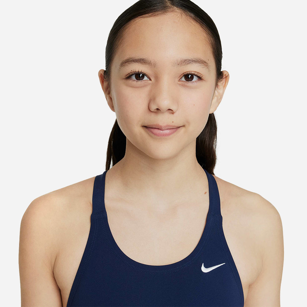 Đồ Bơi Một Mảnh Bé Gái Nike Swim Fastback - Xanh Navy - Supersports Vietnam