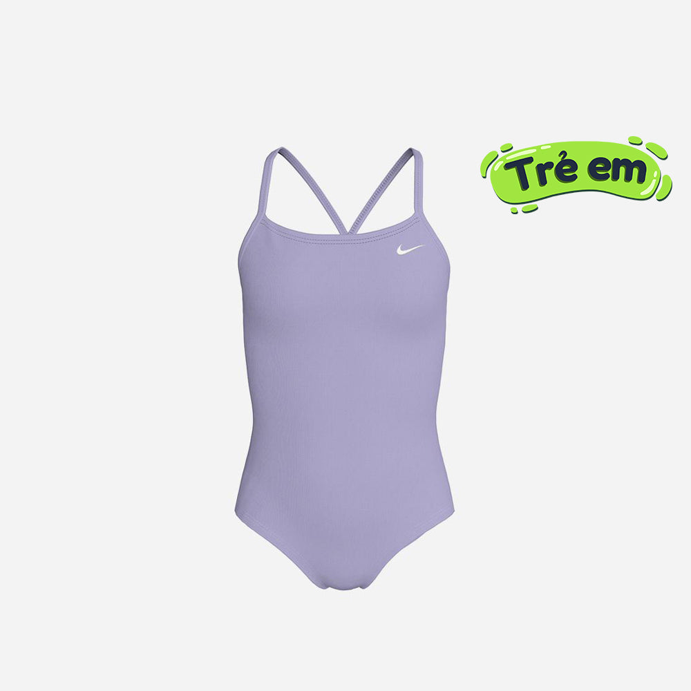 Đồ Bơi Một Mảnh Bé Gái Nike Swim Racerback One Piece - Tím - Supersports Vietnam