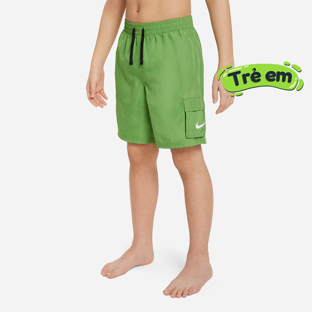 Quần Bơi Bé Trai Nike Swim 6" Volley - Xanh Lá - Supersports Vietnam