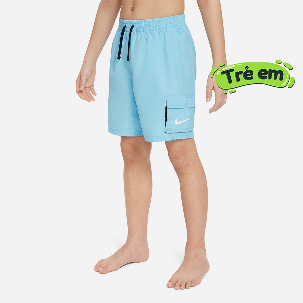 Quần Bơi Bé Trai Nike Swim 6" Volley - Xanh Dương - Supersports Vietnam
