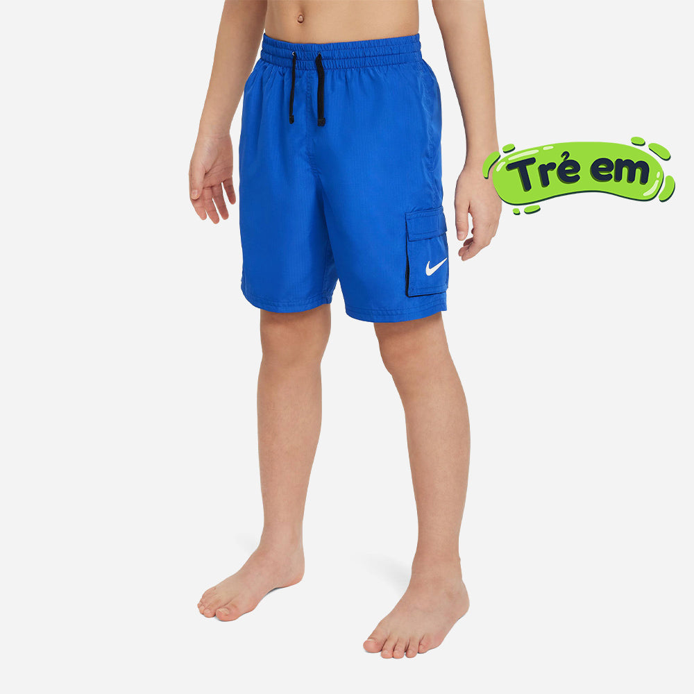 Quần Bơi Bé Trai Nike Swim 6" Volley - Xanh Dương - Supersports Vietnam