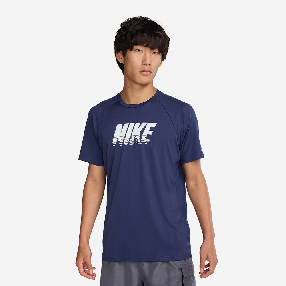 Áo Bơi Nam Nike Swim Sleeve Hydroguard - Xanh Navy - Supersports Vietnam