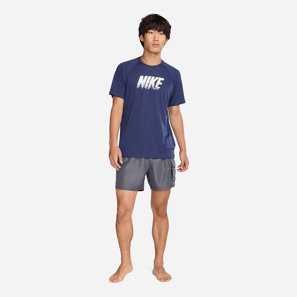 Áo Bơi Nam Nike Swim Sleeve Hydroguard - Xanh Navy - Supersports Vietnam