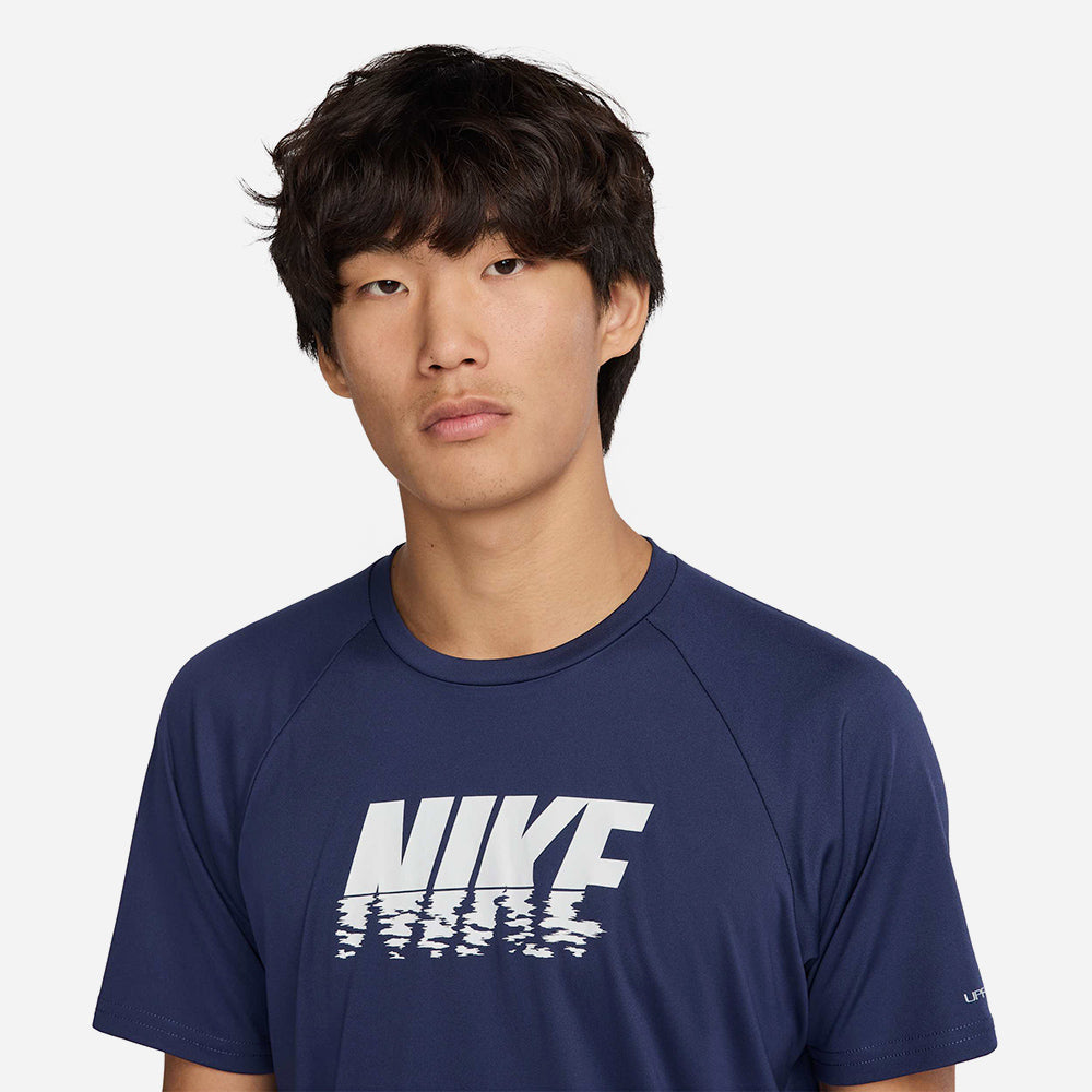Áo Bơi Nam Nike Swim Sleeve Hydroguard - Xanh Navy - Supersports Vietnam