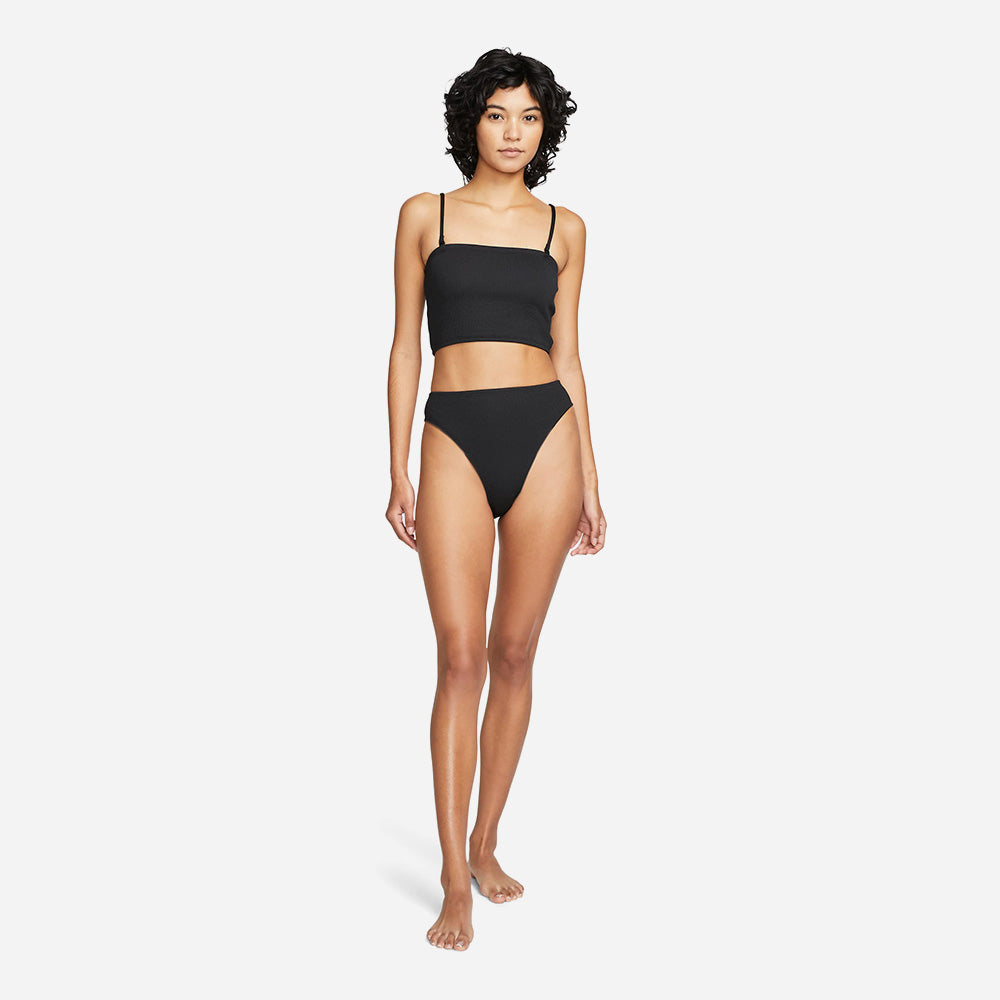 Quần Bơi Nữ Nike Swim Elevated Essential High Waist Bottom - Đen - Supersports Vietnam