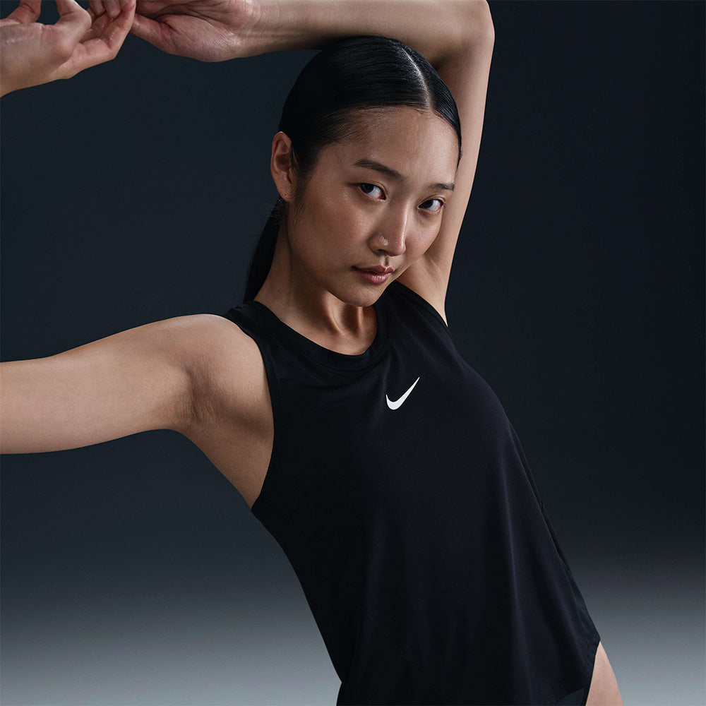 Áo Bơi Thể Thao Nữ Nike Swim Essential - Đen - Supersports Vietnam