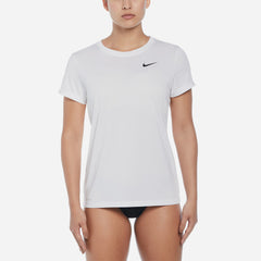 Áo Bơi Nữ Nike Swim Sleeve Hydroguard - Trắng - Supersports Vietnam