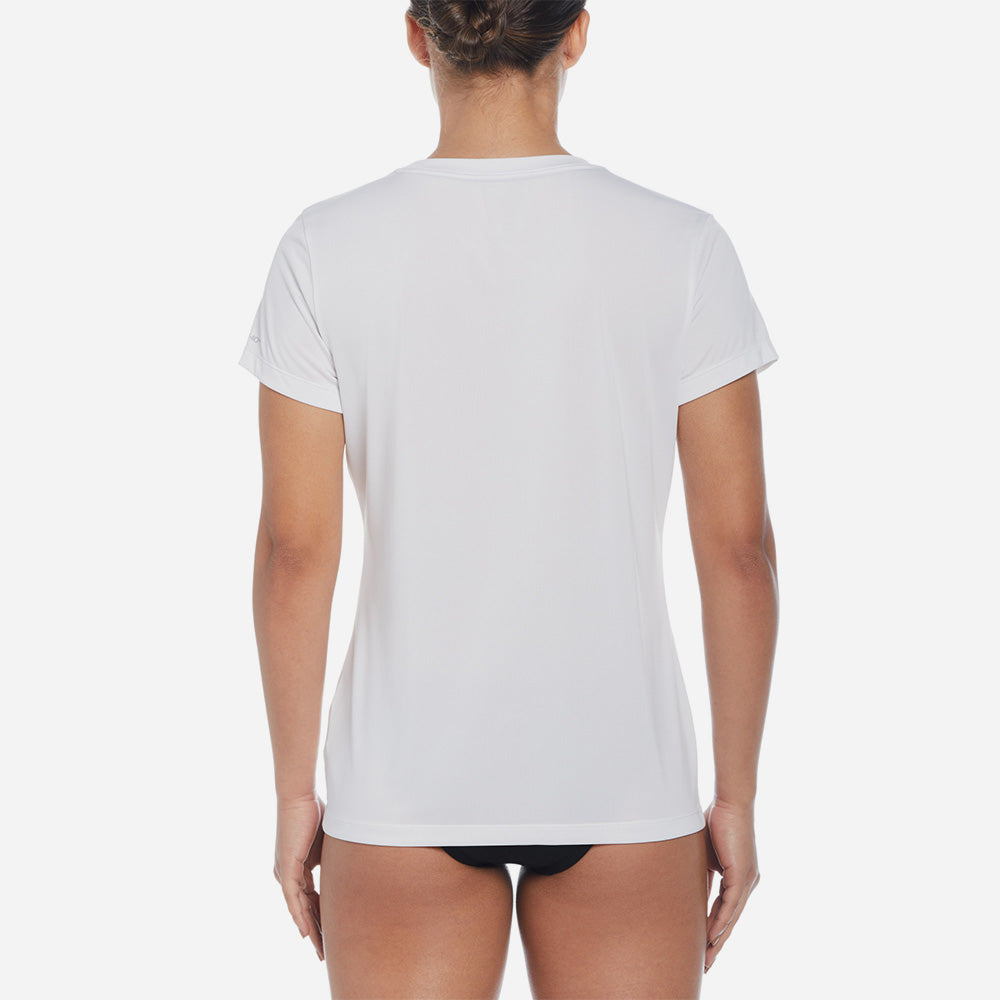 Áo Bơi Nữ Nike Swim Sleeve Hydroguard - Trắng - Supersports Vietnam