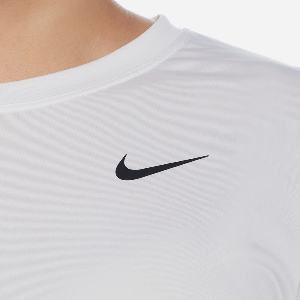 Áo Bơi Nữ Nike Swim Sleeve Hydroguard - Trắng - Supersports Vietnam