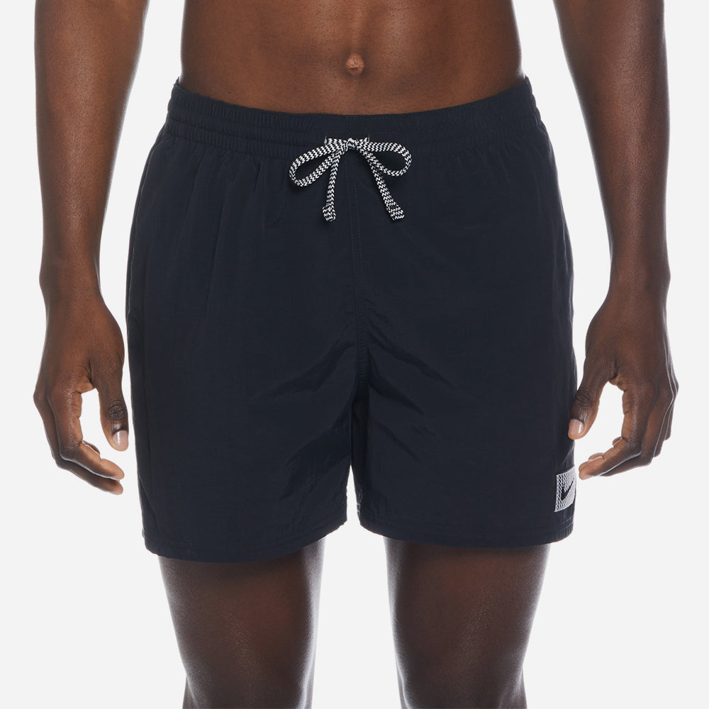 Quần Bơi Nam Phối Dây Rút Nike Swim Sketch 5" Volley - Đen - Supersports Vietnam