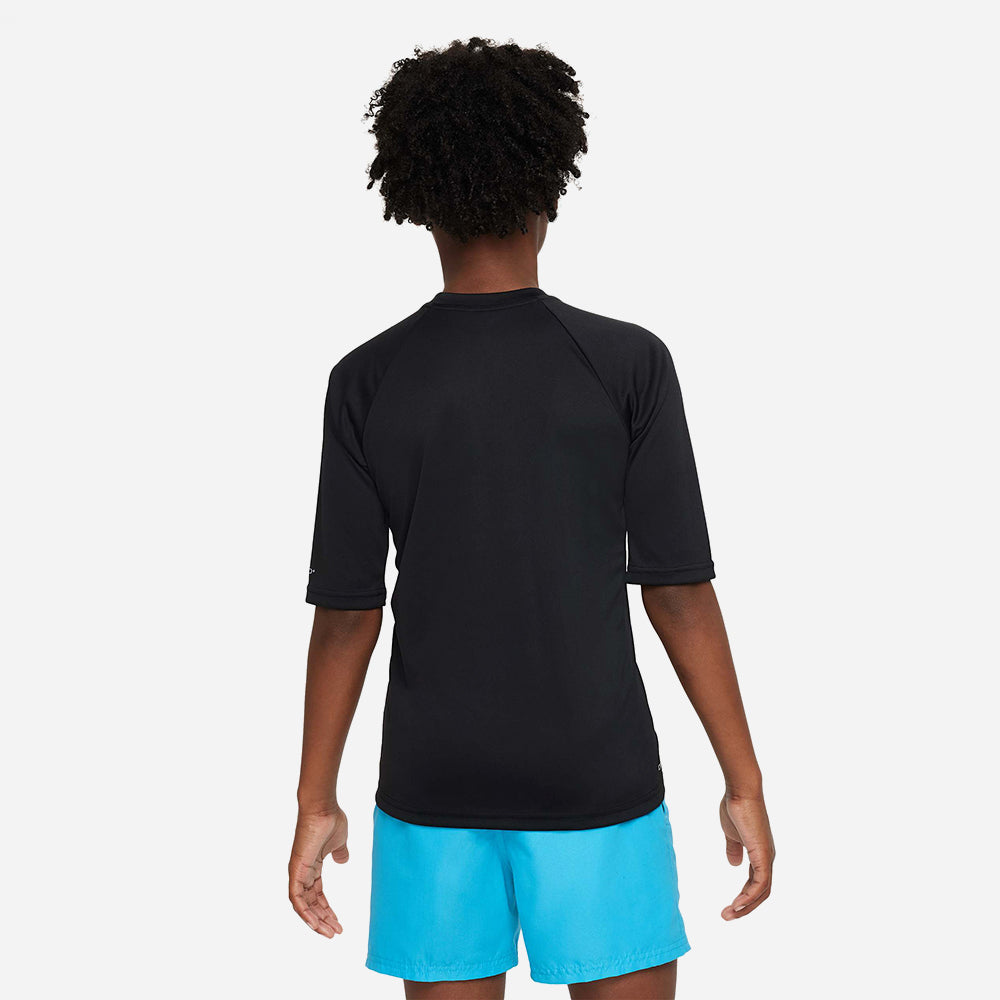 Áo Bơi Bé Trai Nike Swim Sleeve Hydroguard - Đen - Supersports Vietnam