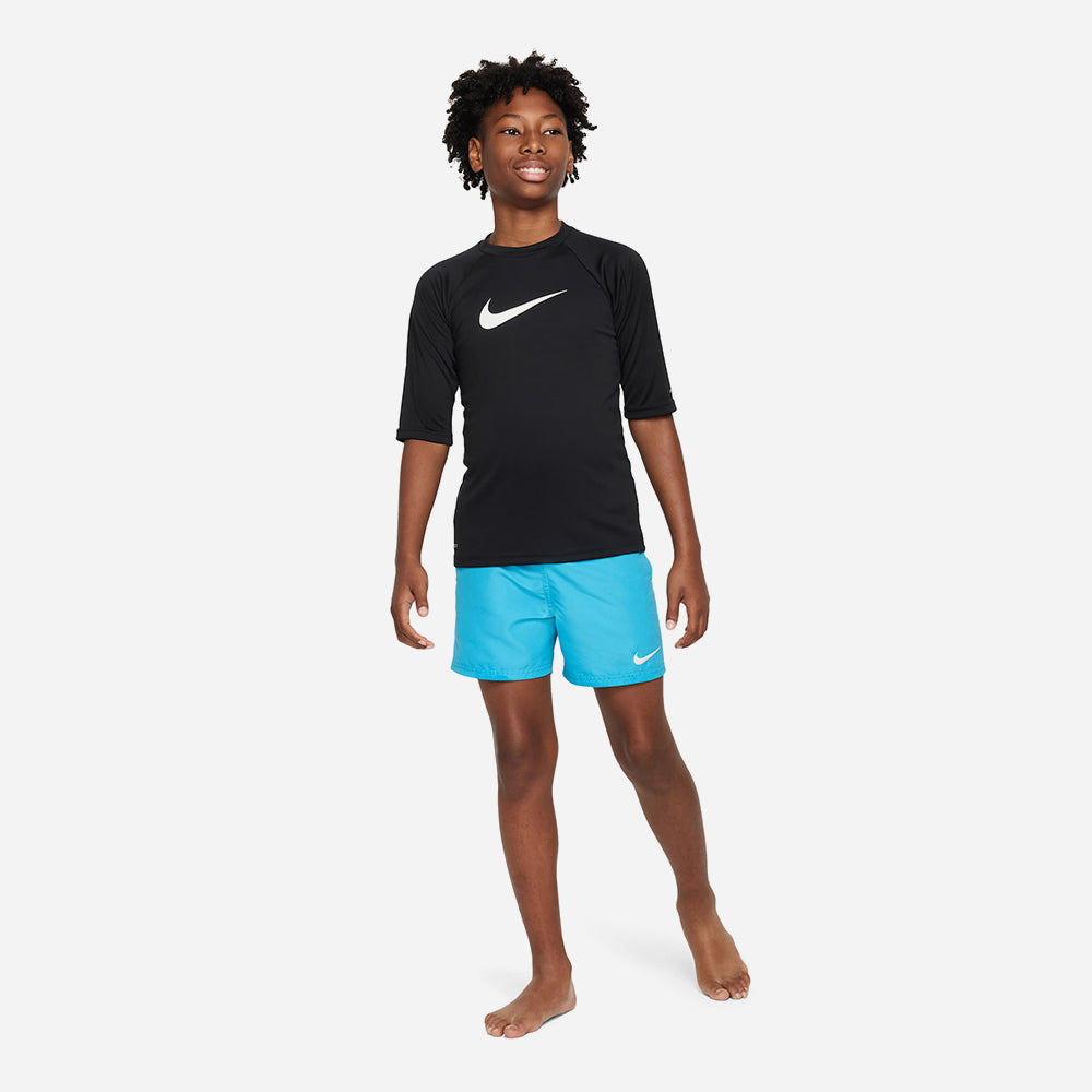 Áo Bơi Bé Trai Nike Swim Sleeve Hydroguard - Đen - Supersports Vietnam