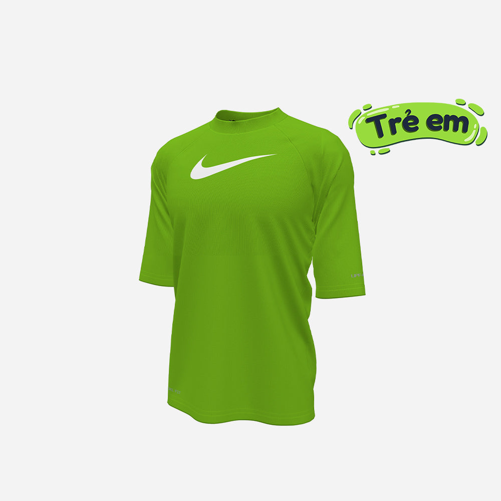 Áo Bơi Bé Trai Nike Swim Sleeve Hydroguard - Xanh Lá - Supersports Vietnam