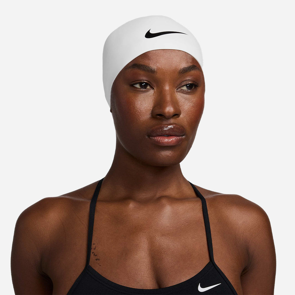 Nón Bơi Người Lớn Nike Swim Dome Silicone - Trắng - Supersports Vietnam