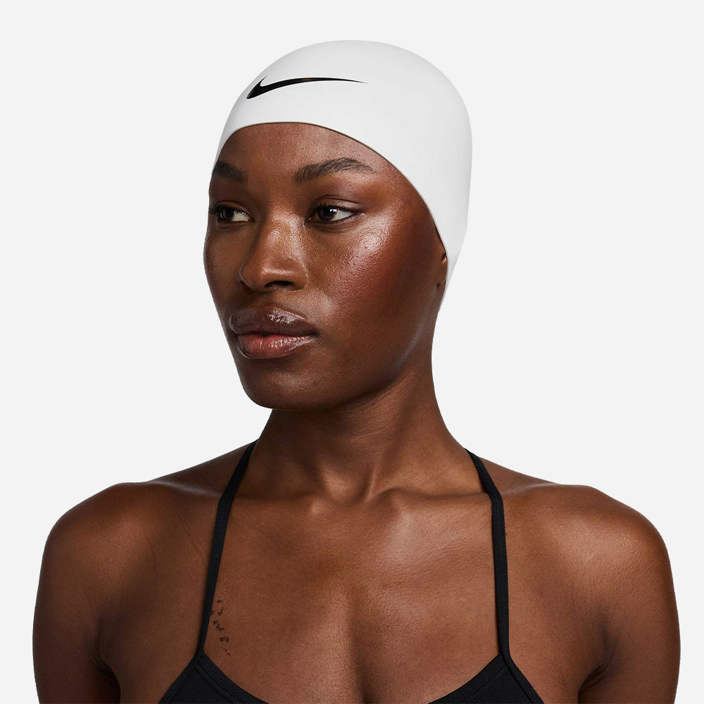 Nón Bơi Người Lớn Nike Swim Dome Silicone - Trắng - Supersports Vietnam