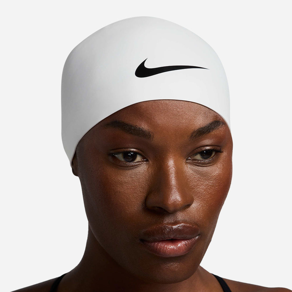 Nón Bơi Người Lớn Nike Swim Dome Silicone - Trắng - Supersports Vietnam